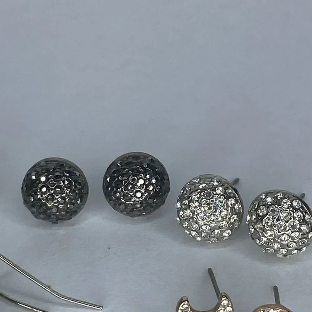 Bundle (6) Sparkly Shimmery Earrings